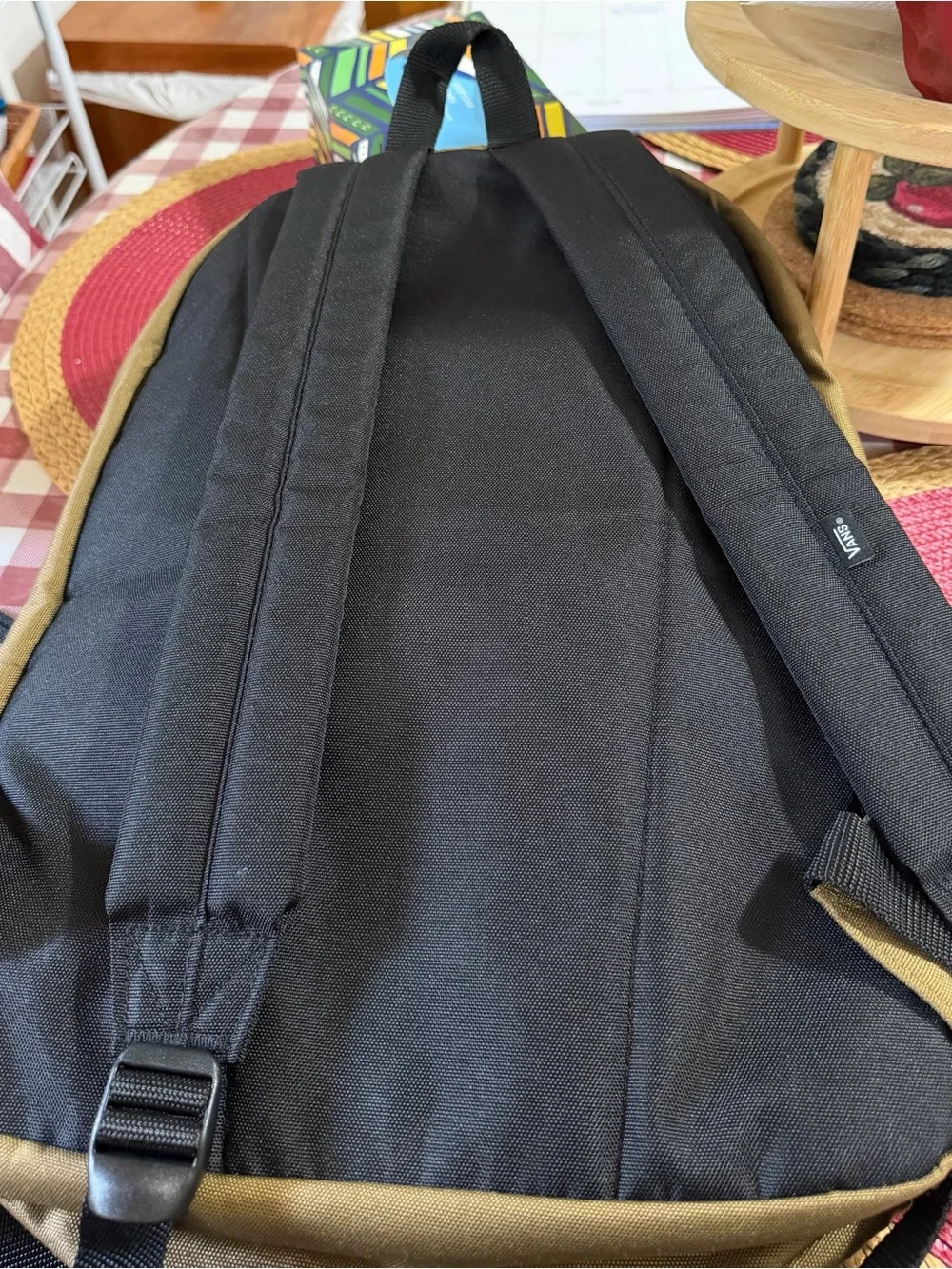 Vans Olive Green 'Off The Wall' Backpack